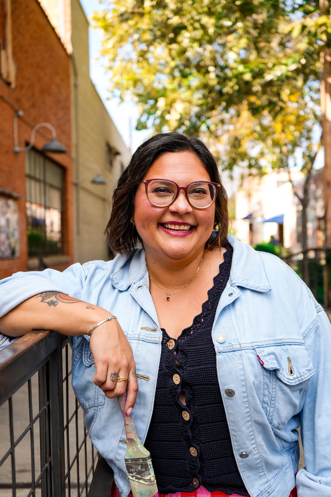 Christina, co-owner leading client experience at M. Lynn Creative